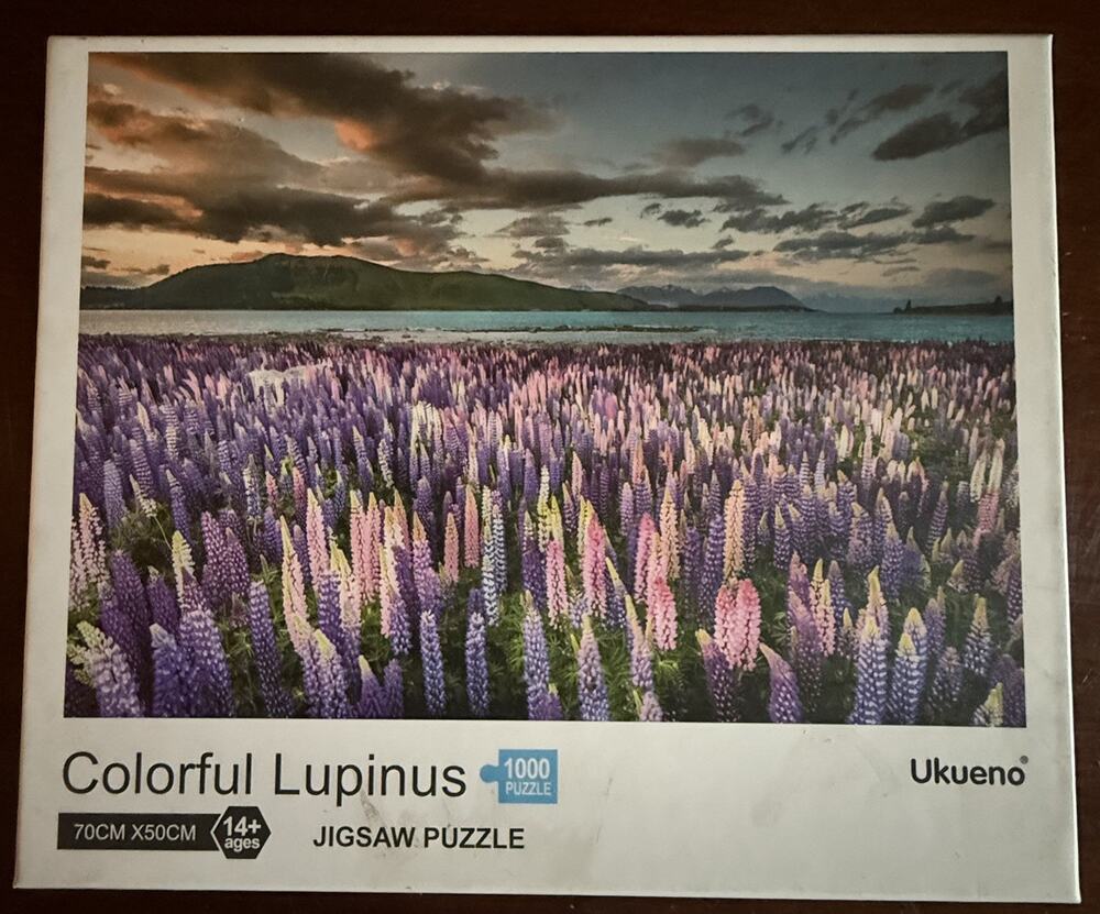 Ukueno 1000 Piece Jigsaw Puzzle “Colorful Lupinus”
